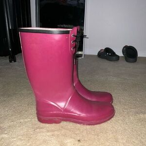 Women's Pink Rain Boots